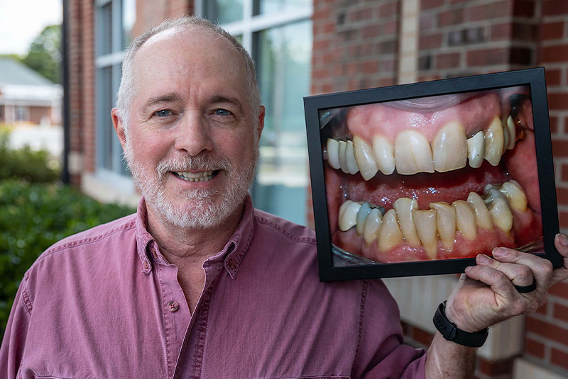 dental patient smiling